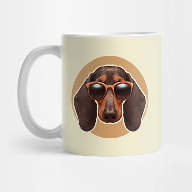 Retro Dachshund Dog Lover Retro by BetterManufaktur